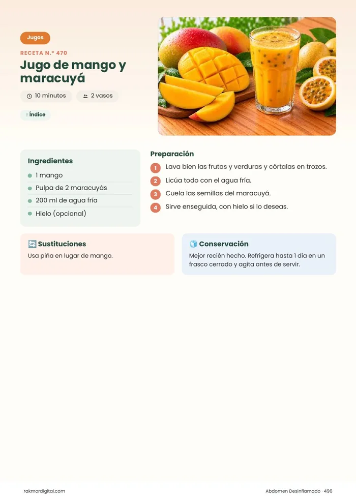 Página interior 4: jugo